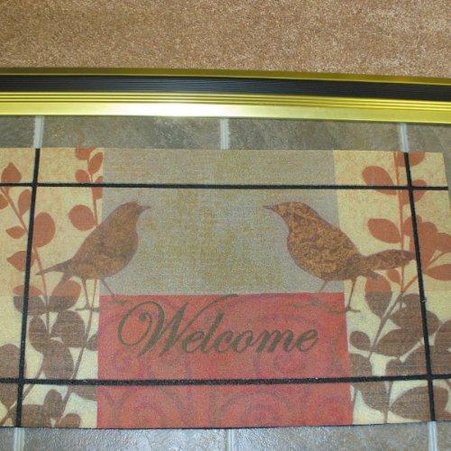 M-D Building Products Premium Low Threshold with Vinyl Seal AP 334, 36 Inches, Brite Gold - MD Building Products 09043