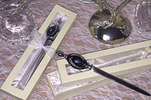 Cassiani FavorOnline Chic Murano art golden swirls letter opener From