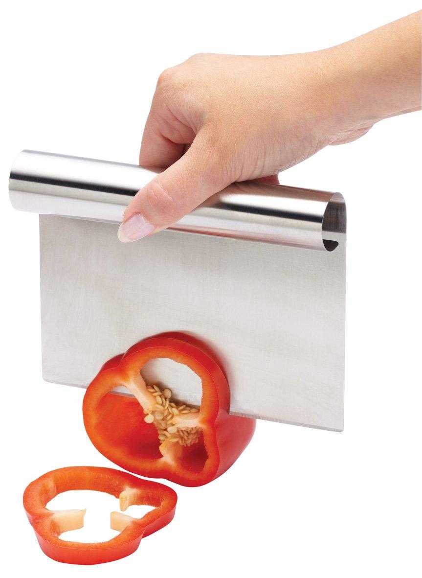 Kitchen Craft KitchenCraft Stainless Steel Vegetable Chopper/Food Scoop, 15 x 11.5 cm (6\" x 4.5\"), Silver