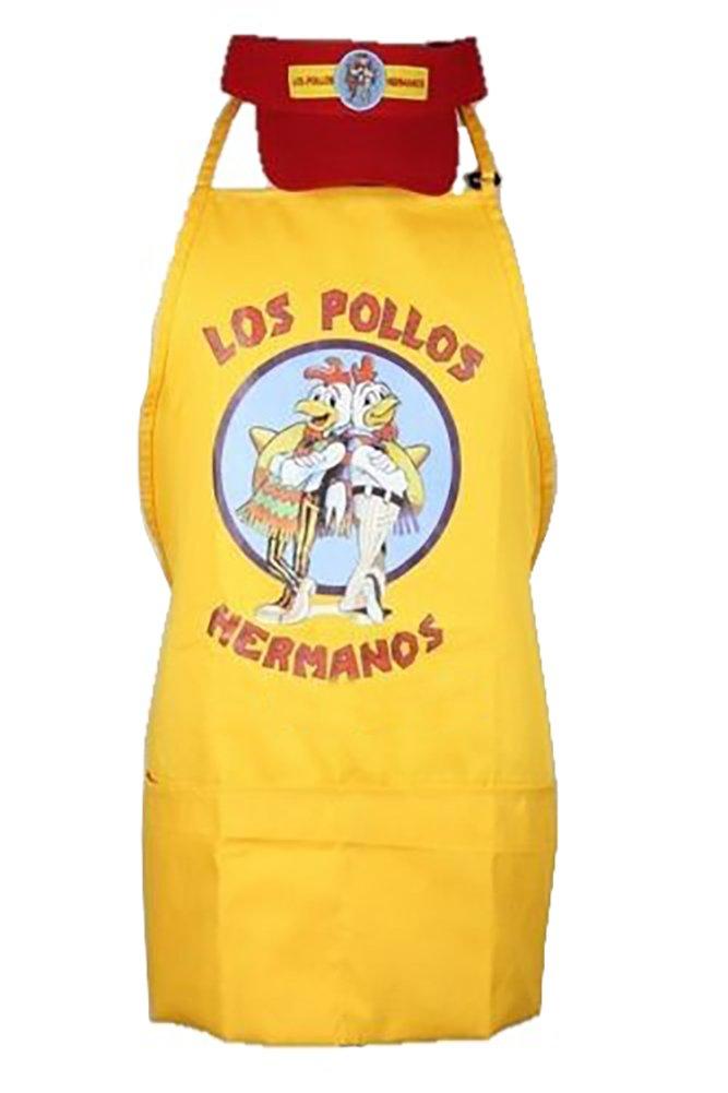 OEM ANGIEHAIE Pollos Hermanos Apron Cap Set Moth Heisenberg Breaking Bad
