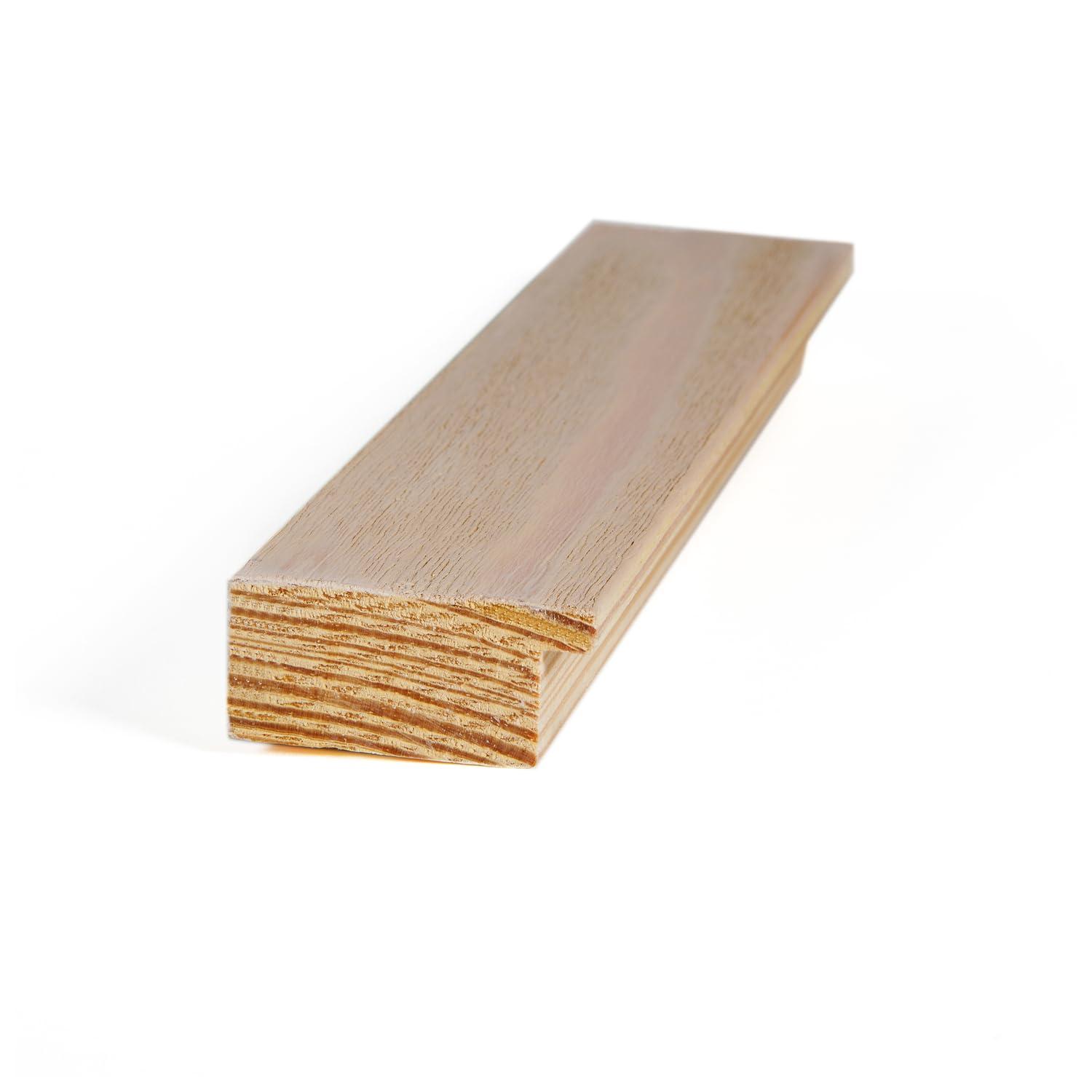 ArtToFrames ArtToFrames 10x40 Inch White Picture Frame, This 1.75 Inch Custom Wood Poster Frame is Clear Stain, Great for Your Art or Photos - Comes with Economy Acrylic