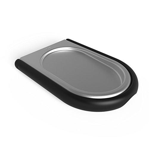 Umbra Umbra Laydle Spoon and Utensil Rest, Black/Nickel -