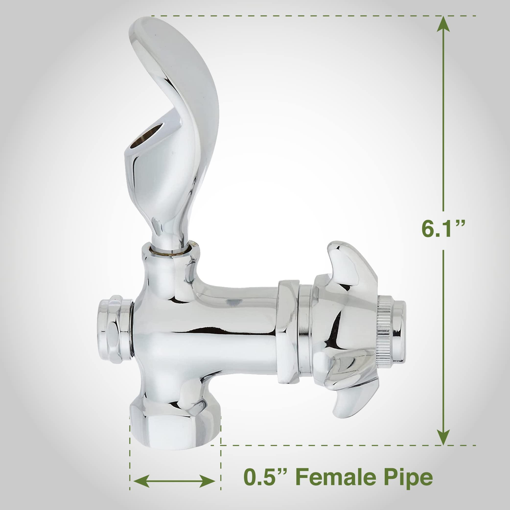 Homewerks Worldwide Homewerks Worldwide 3310-150-CH-B-Z Water Drinking Fountain Faucet 1/2\" FPT WTR Bubbler, No Size, Chrome