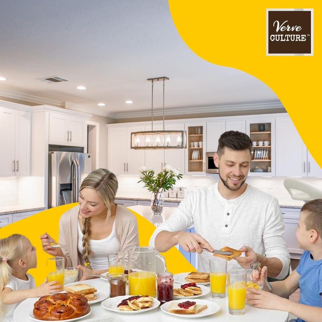 Verve CULTURE Artisan Cast Aluminum Professional Grade Manual Hand Press Juicer Perfect for Orange, Grapefruit, and Large Citrus Fruits Morning Drinks, Cocktails, or Cooking by Verve CULTURE - Gold - Large 14x9x17