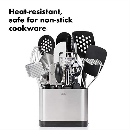 OXO OXO Good Grips 15-Piece Everyday Kitchen Utensil Set, Silver