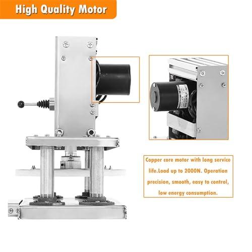 NYMFEA NYMFEA Pizza Dough Press Electric Pastry Machine Electric Tortilla Press 8.66\" Diameter Stainless Steel Commercial Pizza Dough Machine Tortilla Making