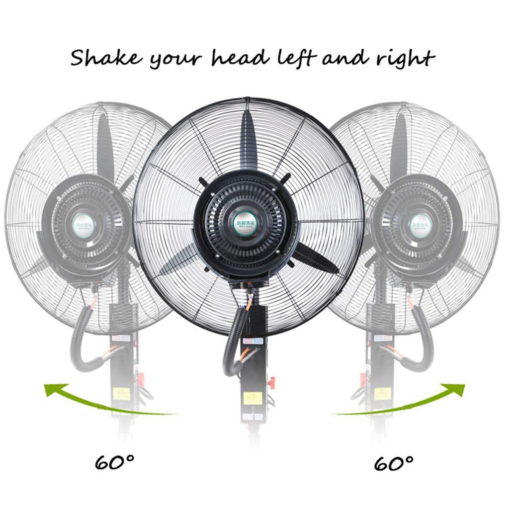 LAXF-Mist Fan Industrial Fans Cooling Big | Pedestal Fan | 3 Operational Modes | 80 Oscillation | Adjustable Height & Pivoting Fan Head | Perfect for Homes, Offices and Bedrooms