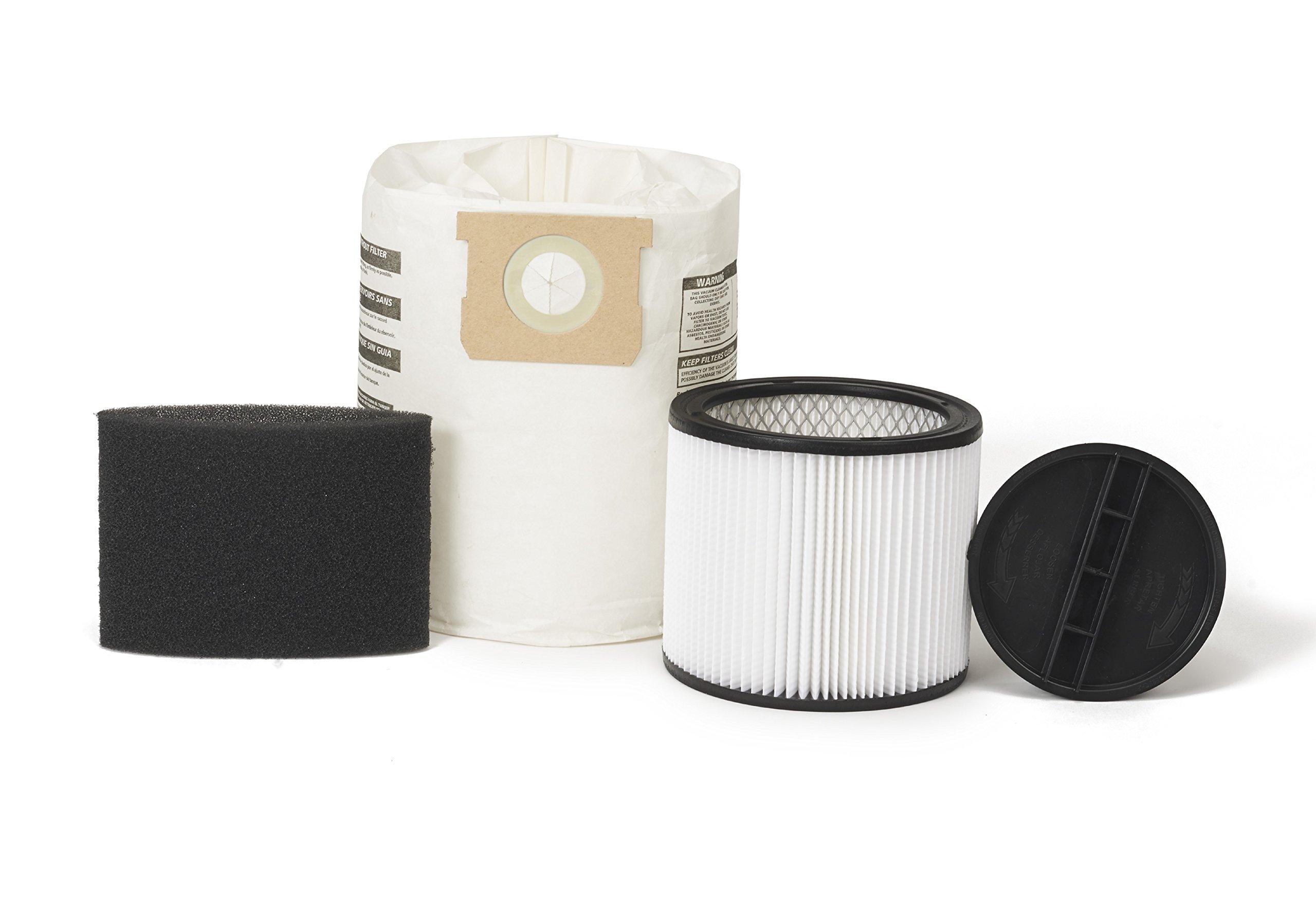 Shop-Vac Shop-Vac 5989300 Stainless Steel Wet Dry Vacuum 4.5 Peak HP Stainless Steel Wet Dry Vacuum, 1.25 Inch Diameter x 7 Foot Hose, 6 Ft Cord Length, Ideal for Jobsite, Garage, Car & Workshop