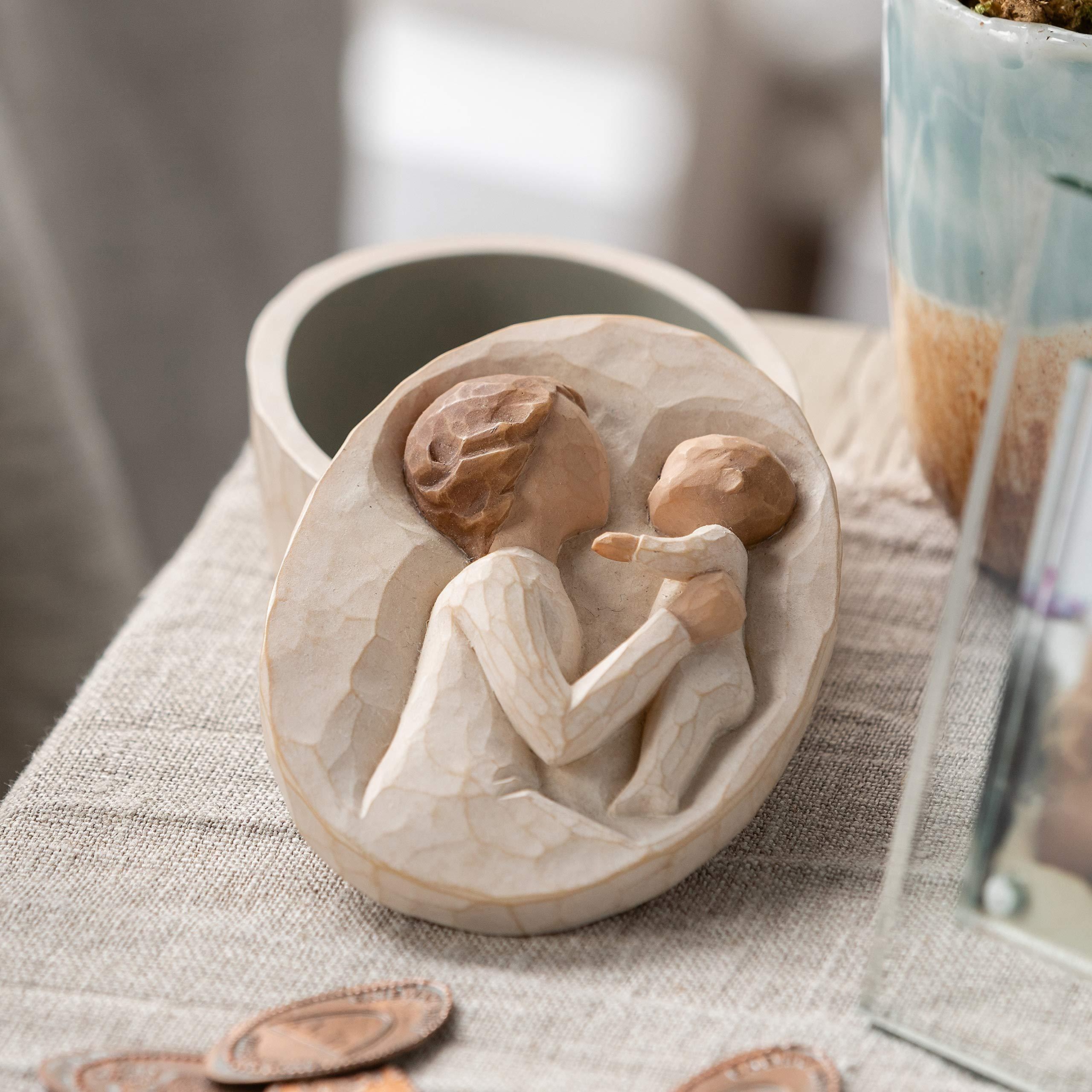 Willow Tree Willow Tree Grandmother, Love that Transcends the Years, Box for Jewelry and Treasures, Reminder of Those you Love who Call you Grandma, Sculpted Hand-Painted Keepsake Box