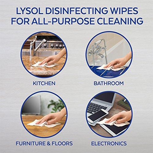 Lysol Lysol Disinfecting Wipes To-Go Pack, Lemon Scent, 15 Count (Pack of 3)