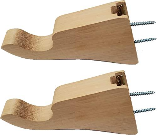 Kirsch Kirsch Wood Trends Classics 3 1/2" Return Bracket for 2" Pole, Unfinished (MPN# 5503EG091)