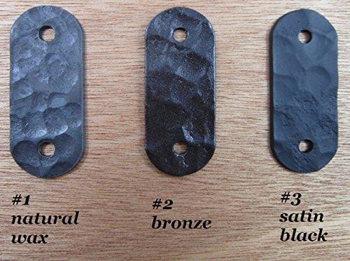 Bushere and Son Rustic Mediterranean Iron Switch Plate Cover Single Toggle EPH1 (Black)