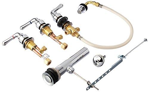 Kingston Brass Kingston Brass KB321 Magellan Triple Handle Bidet Faucet with Magellan Lever Handles, Polished Chrome