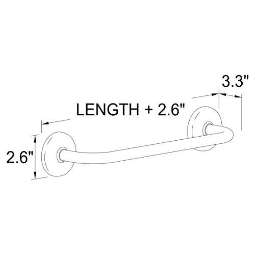 Ginger Ginger 0303/SN Hotelier Towel Bar, 24", Satin Nickel