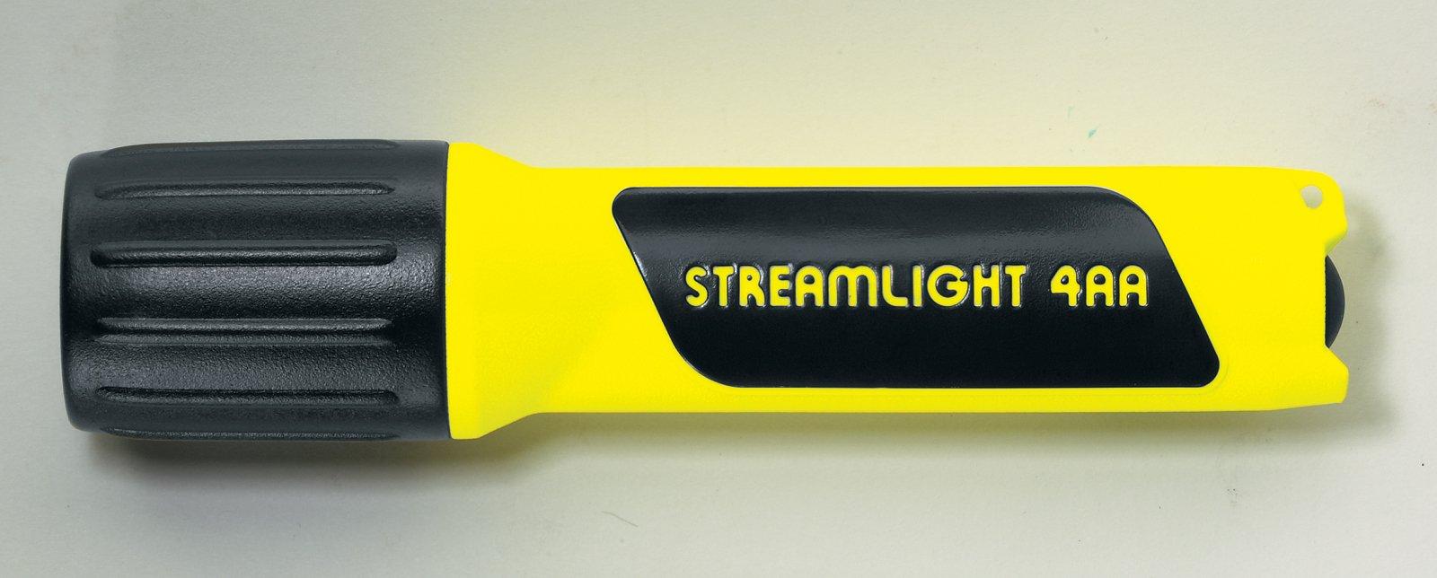 Streamlight Streamlight 68244 4AA ProPolymer 200-Lumen Lux Class 1, Div 2 Industrial Flashlight, Yellow