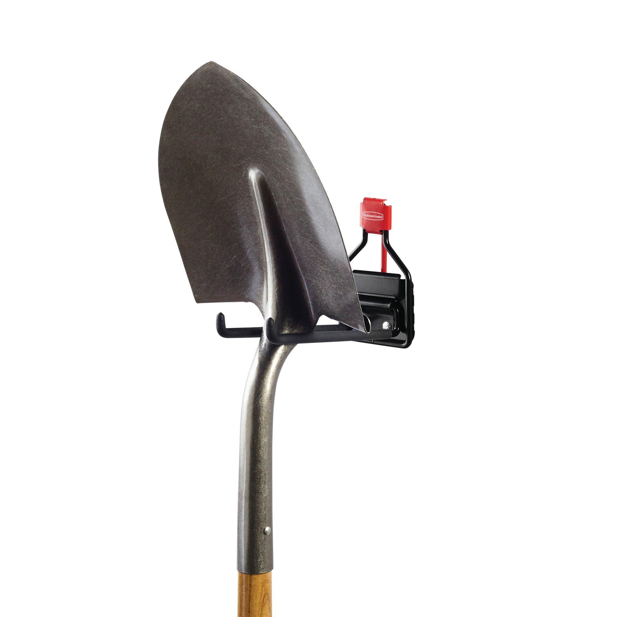 Rubbermaid Rubbermaid Shed Accessory Multi-Purpose Hook Holds up to 20 lbs, Black, Space Saving Shed Organization for Power Tools, Bikes, Sports Equipment, Shovels, Rakes