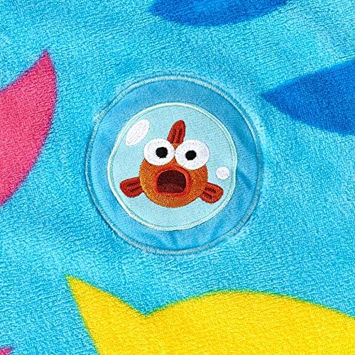 Baby Shark Baby Shark Musical Warm, Plush, Throw Blanket That Plays The Baby Shark Theme Song - Extra Cozy and Comfy for Your Toddler