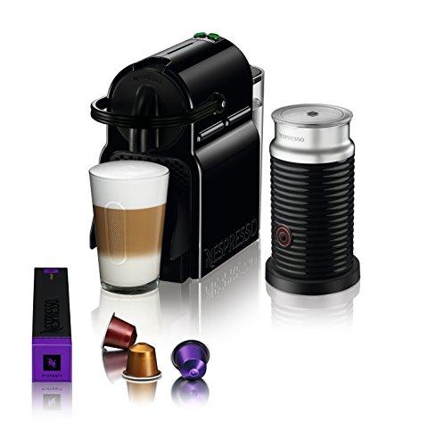 Nespresso Nespresso Inissia Espresso Machine by De'Longhi with Milk Frother, 24 ounces, Black