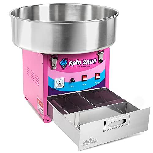 OLDE MIDWAY Olde Midway Commercial Quality Cotton Candy Machine and Electric Candy Floss Maker - SPIN 2000