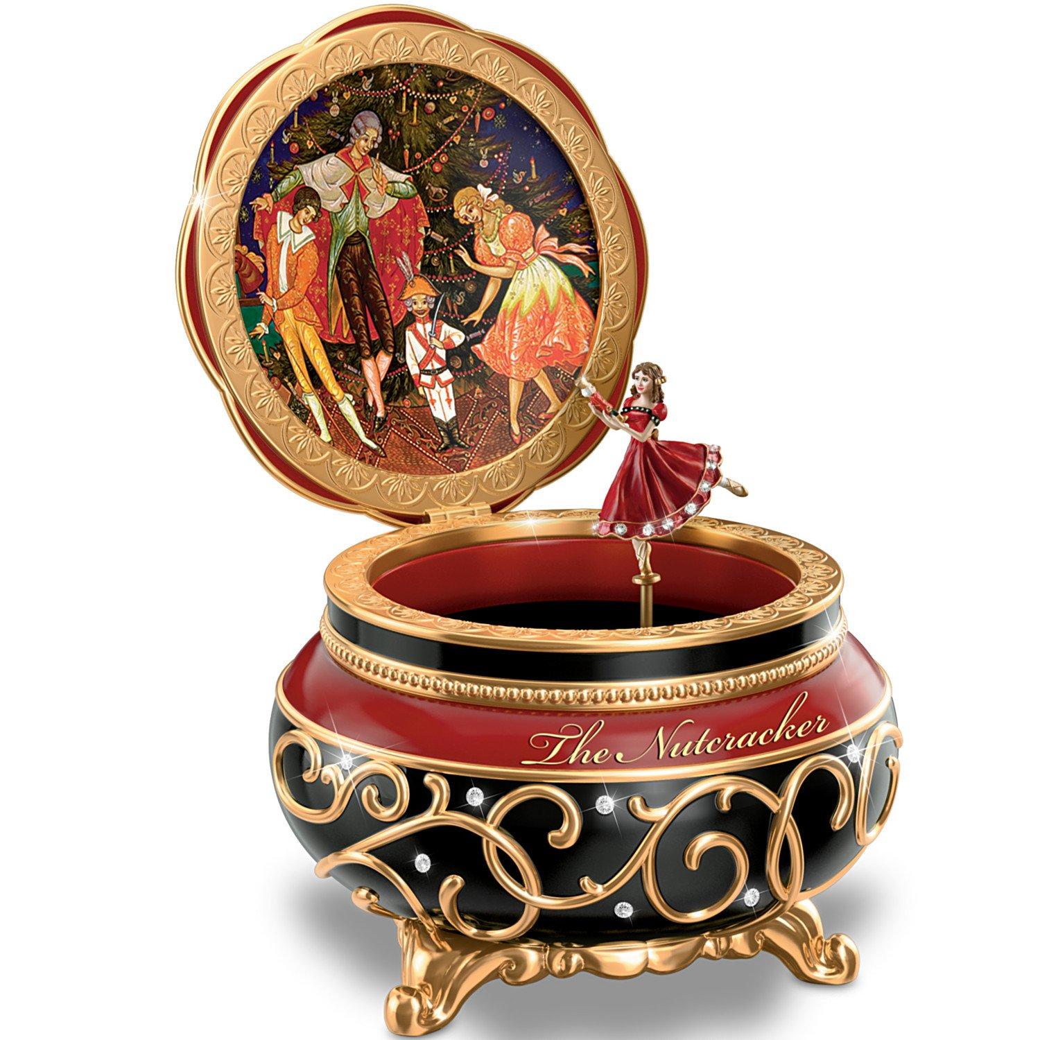 The Bradford Exchange Music Box: Clara and The Nutcracker Heirloom Music Box