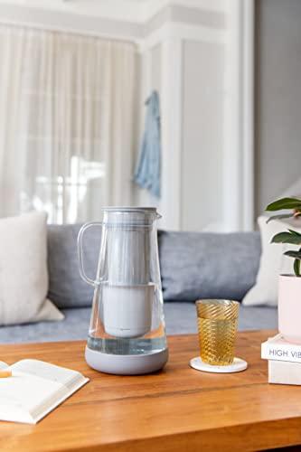 LifeStraw LifeStraw Home Pitcher Glass and Silicone Base 7 cup Pebble