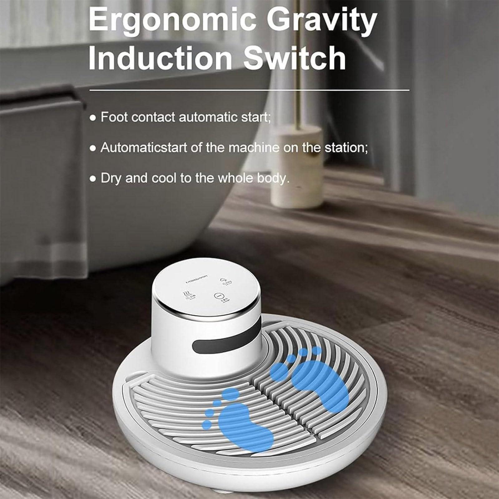 Beachtiful Beachtiful Full Body Dryer After Shower,Negative Lons Body Heater Blow Dryer for Bathroom/Hotel,Feet Touch Panel Drying Machine,Portable Electric Body Dryer,Waterproof