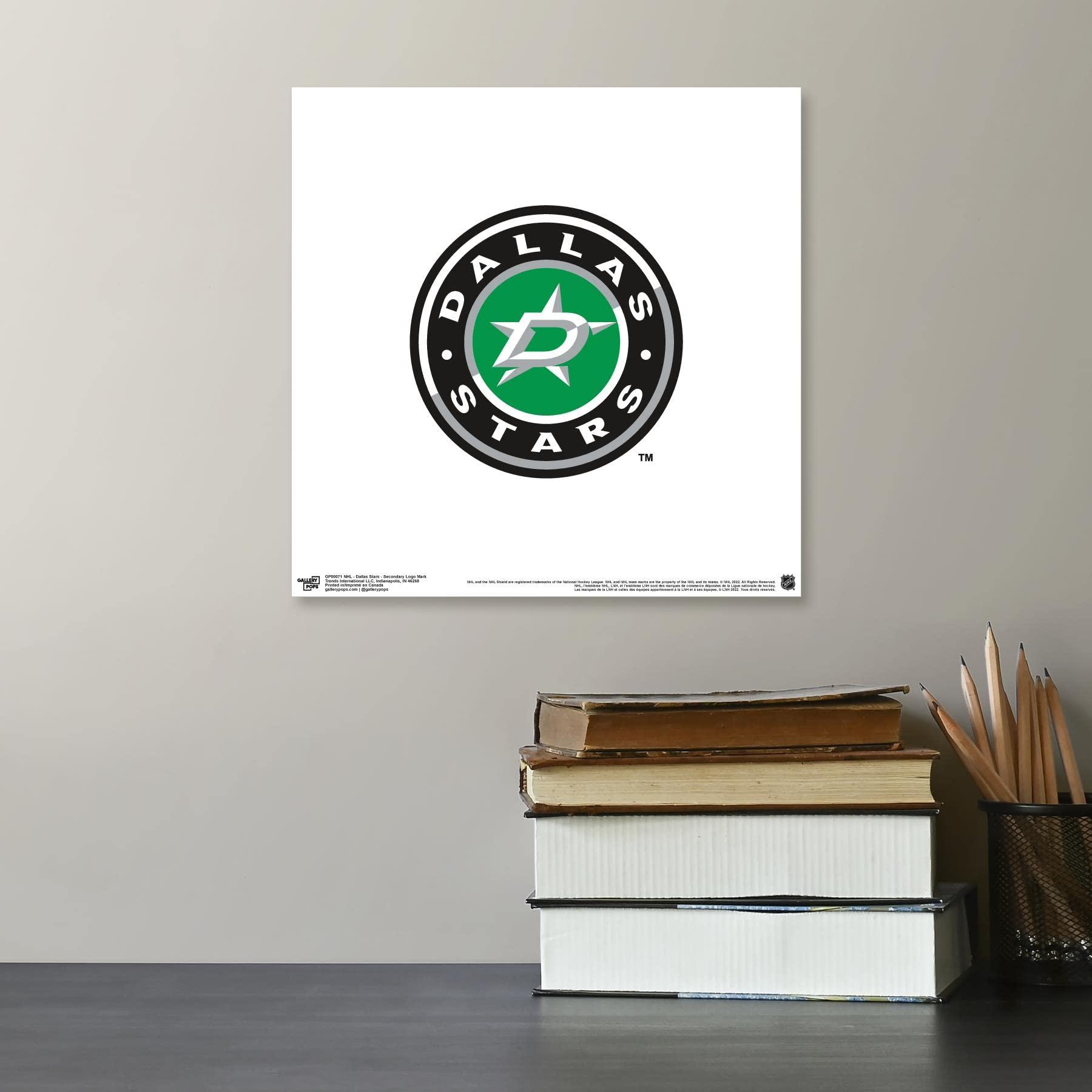 Trends International Trends International Gallery Pops NHL Dallas Stars - Secondary Logo Mark Wall Art Wall Poster, 12\" x 12\", Unframed Version