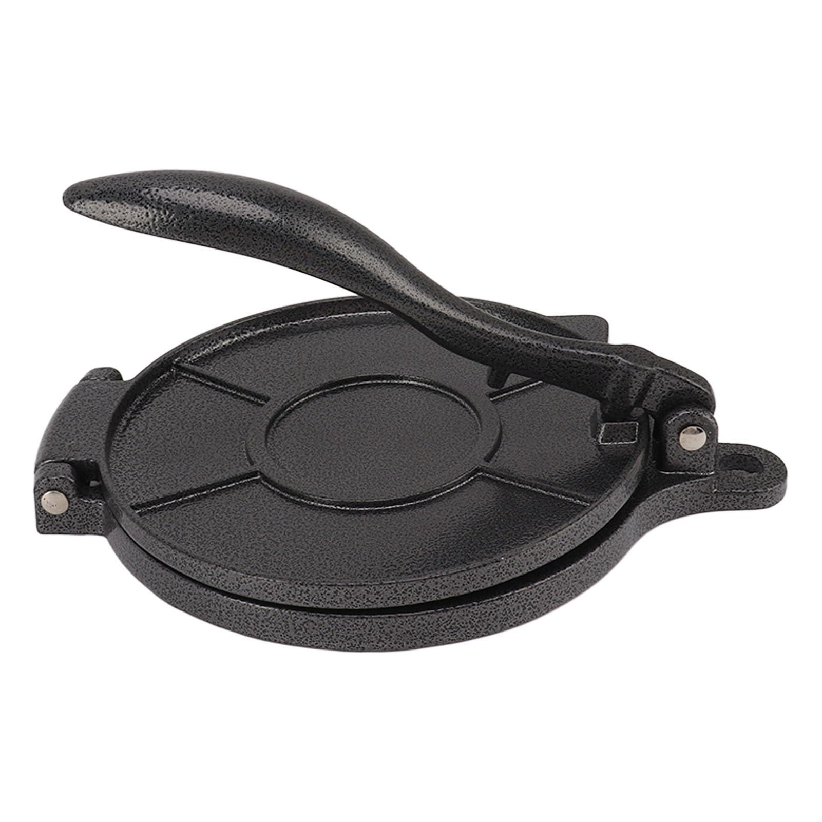 DAUZ Tortilla Press, Multifunctional Roti Maker for Home (20cm Black)