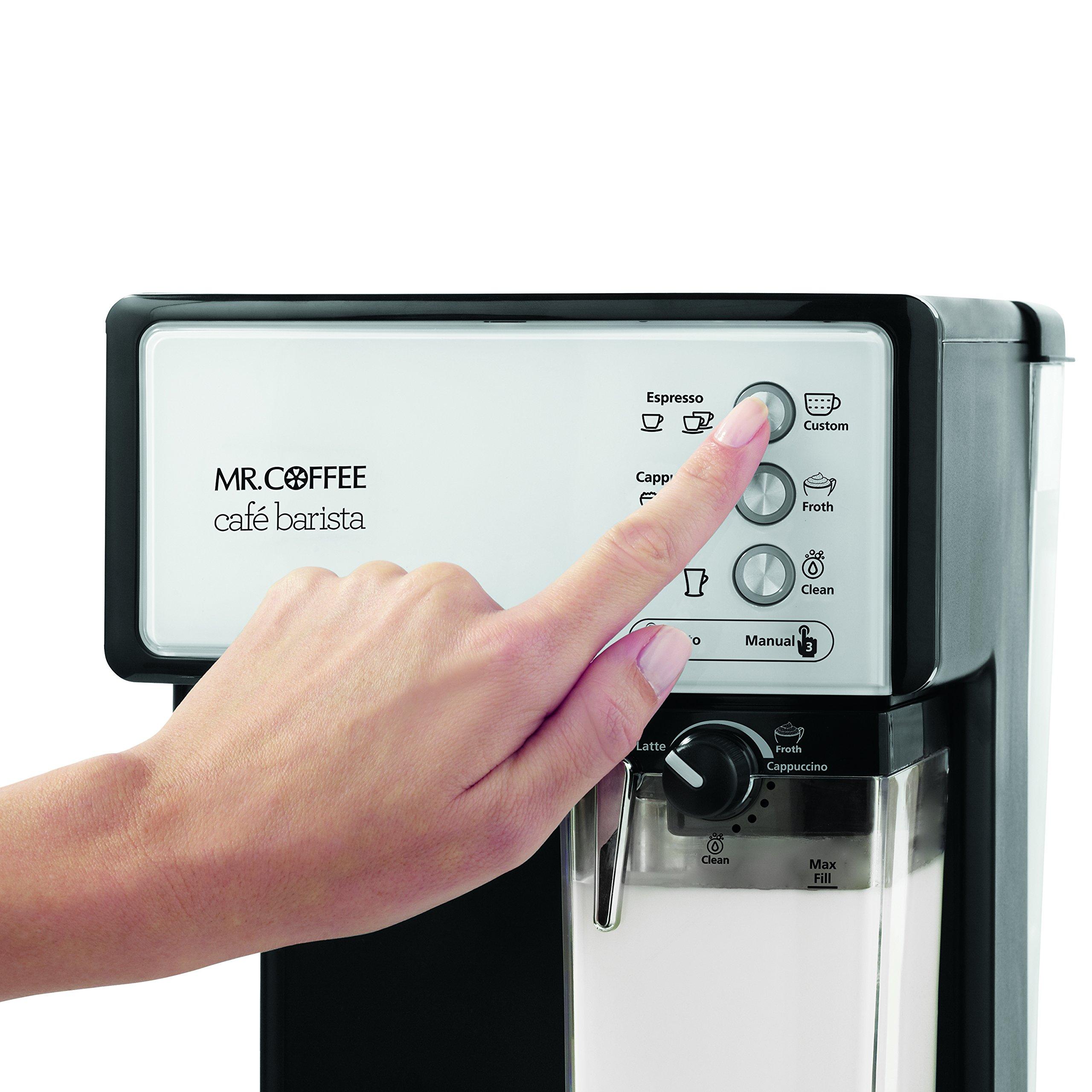 Mr. Coffee Mr. Coffee Cafe Barista Espresso and Cappuccino Maker, White