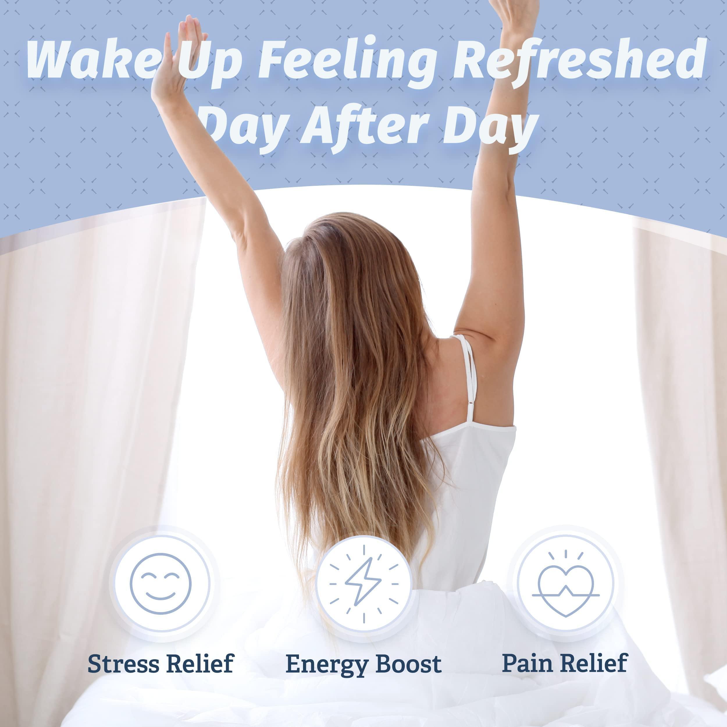 Abco Tech Abco Tech 8in Leg Elevation Pillow with Memory Foam Top - Elevating Leg Rest to Reduce Swelling, Back, Hip, and Knee Pain - Leg Support Pillow to Elevate Feet while Sleeping, Reading - Washable Cover