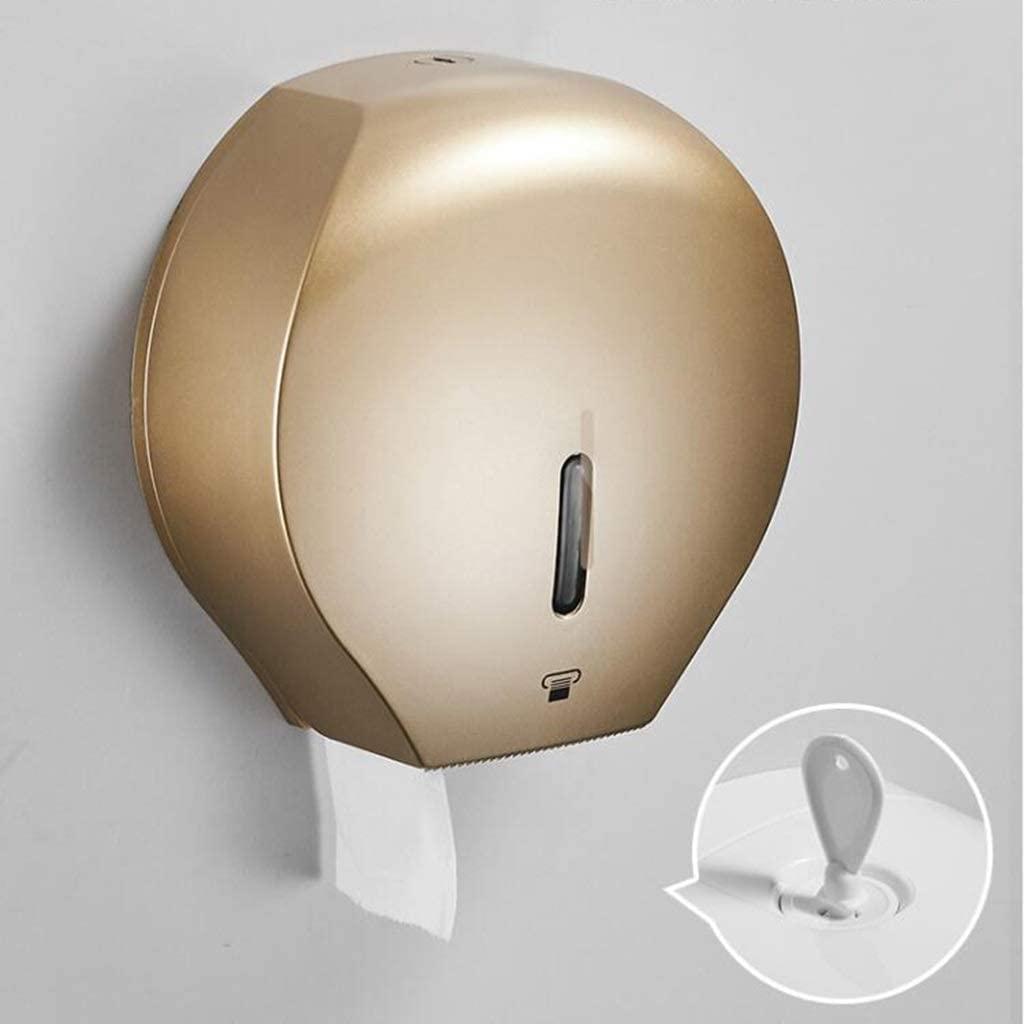 BKEKM Paper Towel Dispensers Wall-Mounted Paper Towel Dispenser Waterproof Lockable Hand Towel Dispenser Large Capacity Commercial Paper Towel Holders Fashion