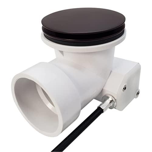 Westbrass Westbrass D50P27-12 27-Inch PVC Cable Drive Bath Waste and Overflow, Oil Rubbed Bronze