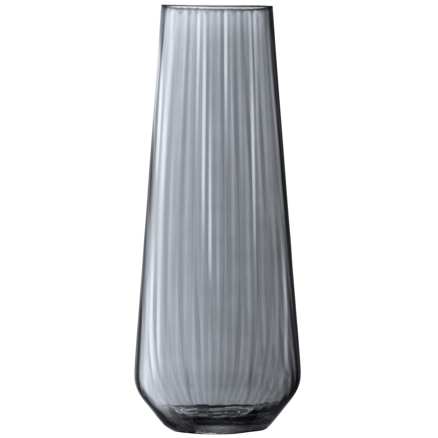 LSA International LSA International Zinc Vases, H36cm, Amber/Orange