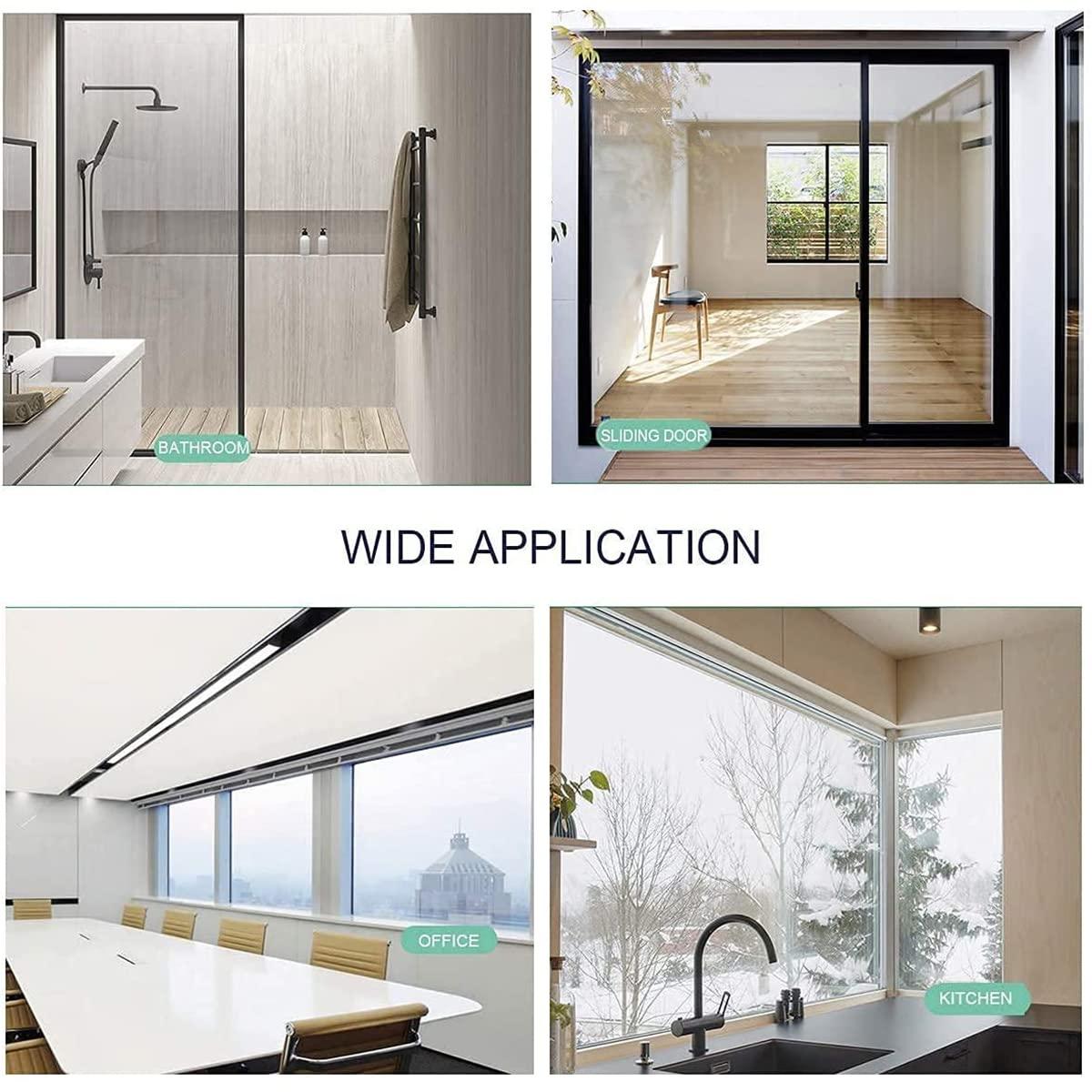 ECYC ECYC 4 Mil Clear Safety Window Film, 19.69x39.37 inch Shatterproof Window Film Glass Window Protective Film Anti Shatter Film Glass Door Explosion Proof Security Film for Home Office