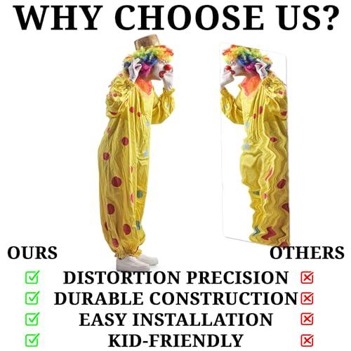 Fun Express Fun Express Funhouse Mirror - Unleash Joy and Amusement with The Fun House Mirror Over 4 feet Tall - Elevate Your Event with Carnival Mirror Magic - VBS Vacation Bible School Supplies/Decor