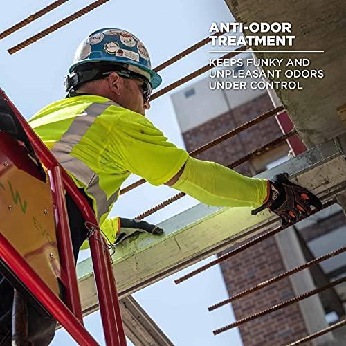 Ergodyne Ergodyne - 12284 Cooling Arm Sleeves, Sized for Men &Women, UPF 50+ Sun Protection, Chill Its 6690 Lime, Large