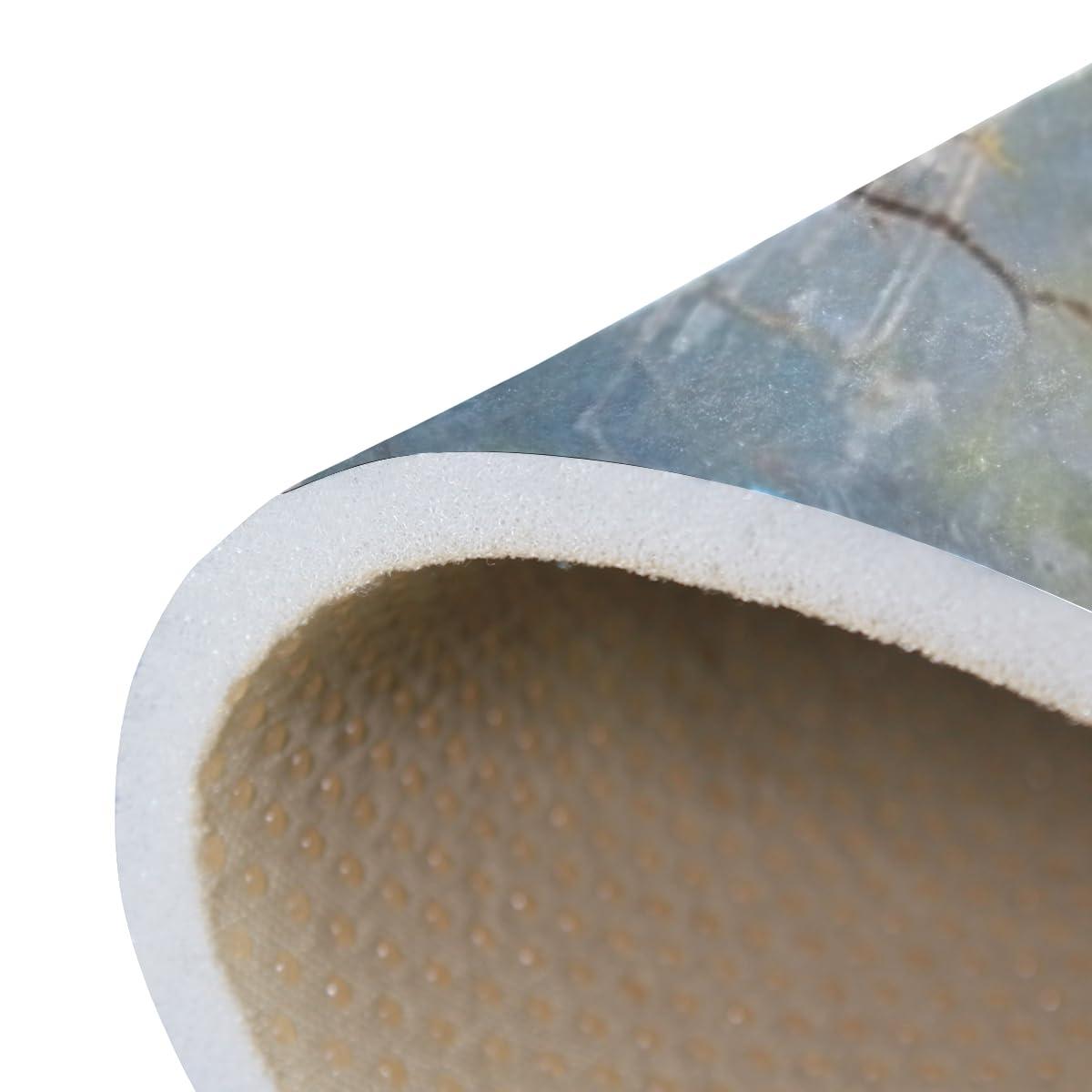 DNOVING Magnolia Garden Design Area Rugs 4 ft x 6 ft Soft and Non-Slip Suitable for Bedroom, Living Room, and Bathroom Washable & Durable Carpet AR-087373075