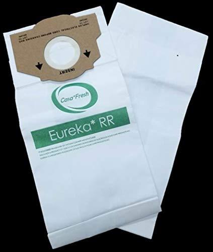Casa Vacuums 12 Eureka Style RR Vacuum Bags Designed to Fit Eureka Boss 4870 Series Upright Vacuums, Compare To Part # 61115, 61115A, 61115B, 63295A, 62437