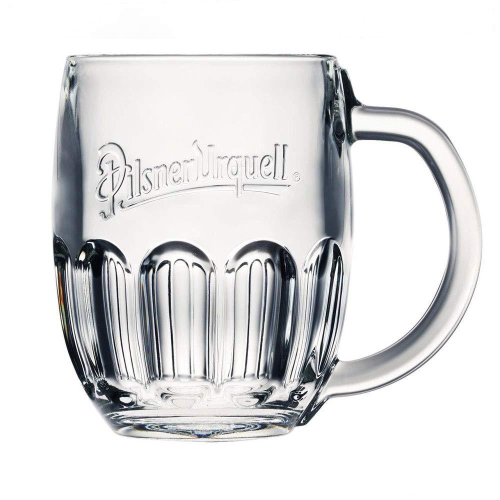 Pilsner Urquell Pilsner Urquell Beer Mugs Set Of 2 Pieces Pint, 0.5 Litre Lined
