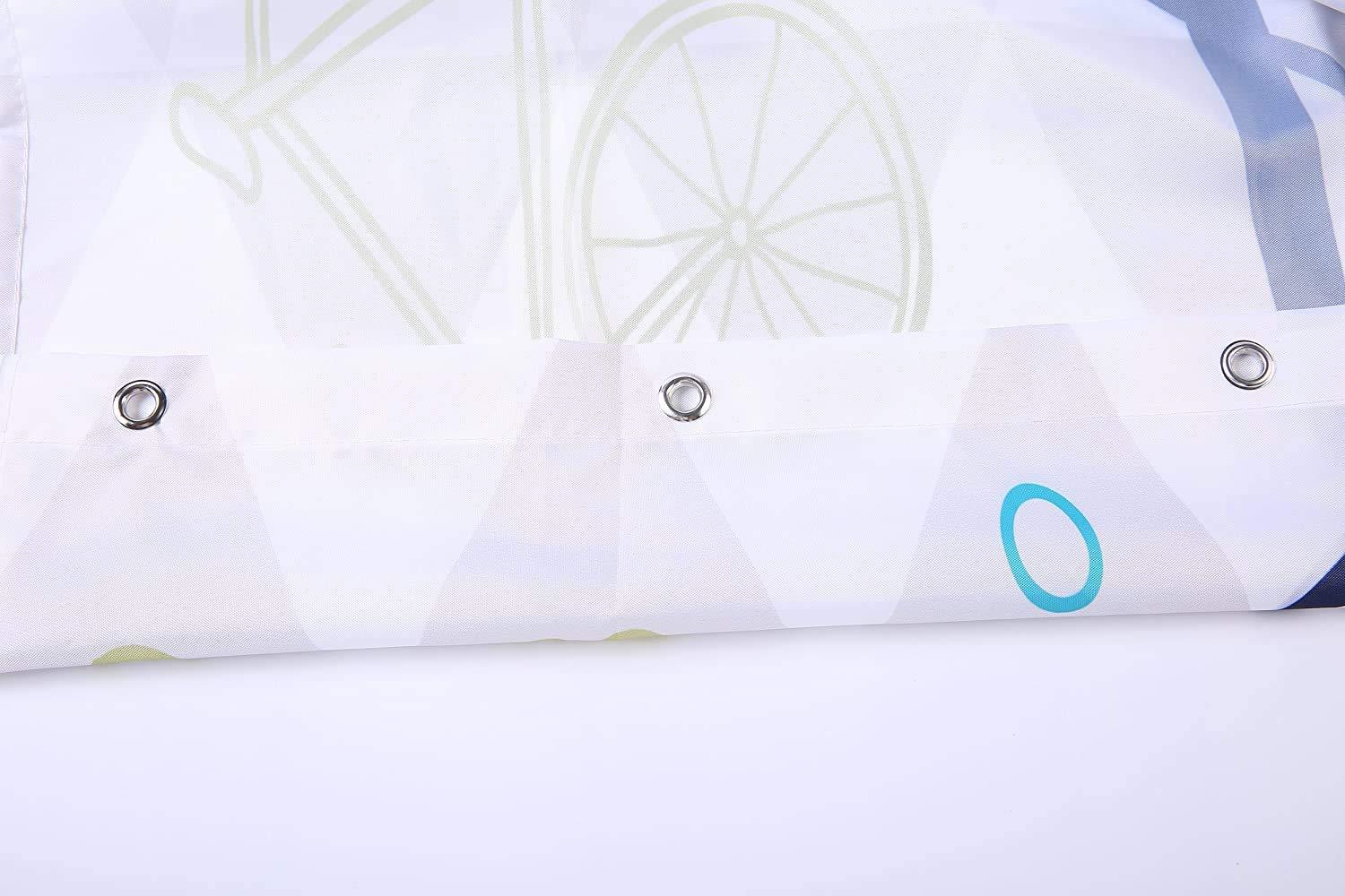 Staromil Bathroom Fabric Shower Curtain Labrador Black Lab Smiling Camera Animals Wildlife Water Parks Retriever Happy Indian Vancouver Curtains Durable Waterproof Bath Curtain Set with Hooks 60\" x 72\"