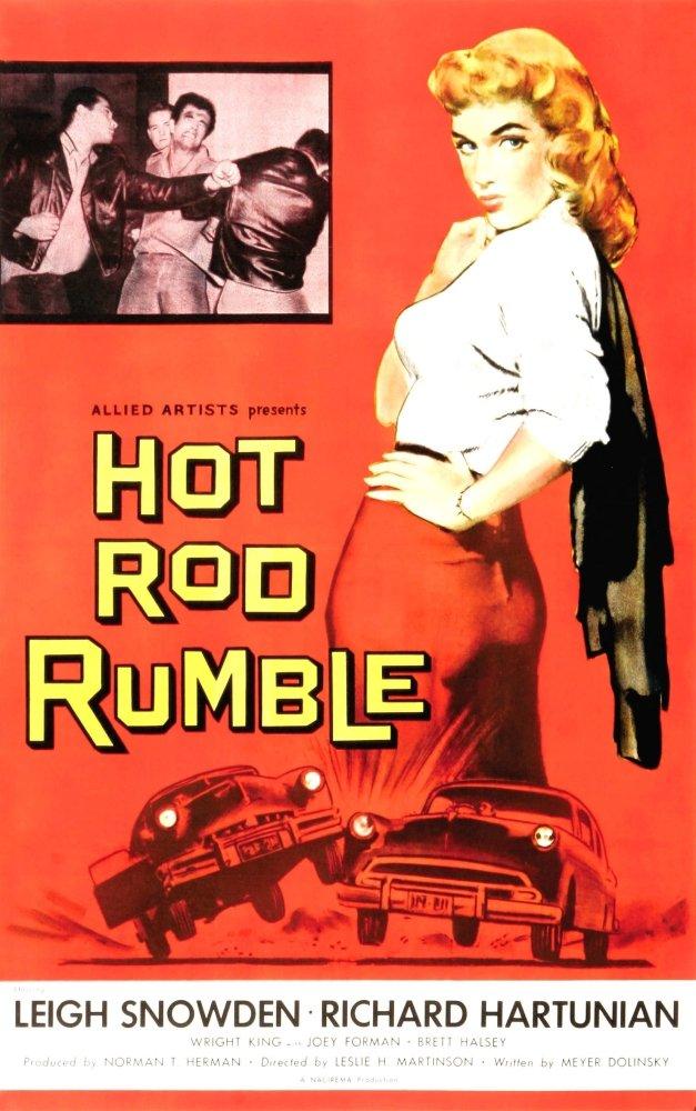 Posterazzi Posterazzi Hot Rod Rumble Right: Leigh Snowden 1957. Movie Masterprint Poster Print, (24 x 36)
