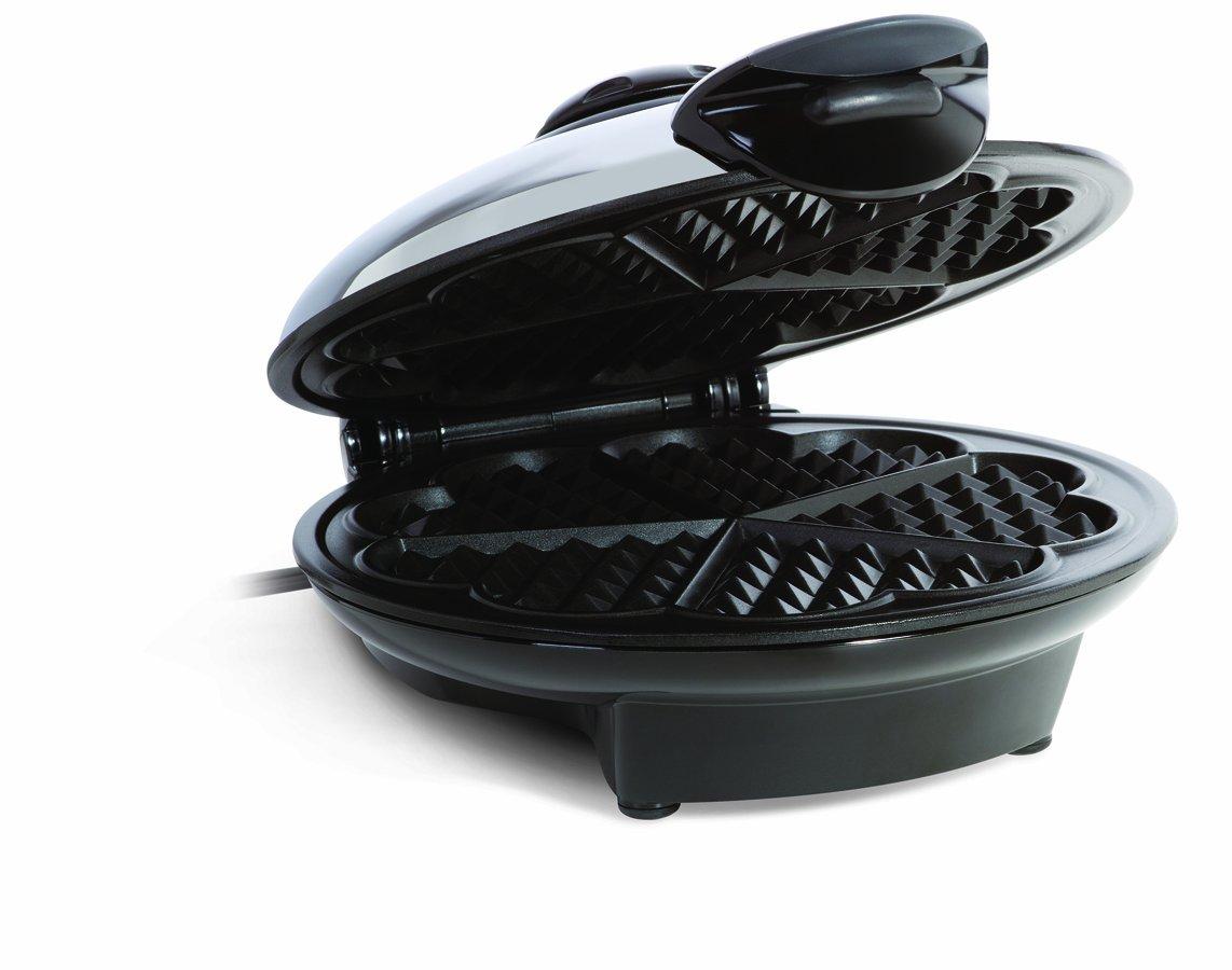 Euro Cuisine Euro Cuisine WM520 Heart Shaped Iron Waffle Maker - Eco-Friendly PTFE and PFOA Free Non Stick Plates, Perfect for V-Day & Special Occasions, 8-Inch