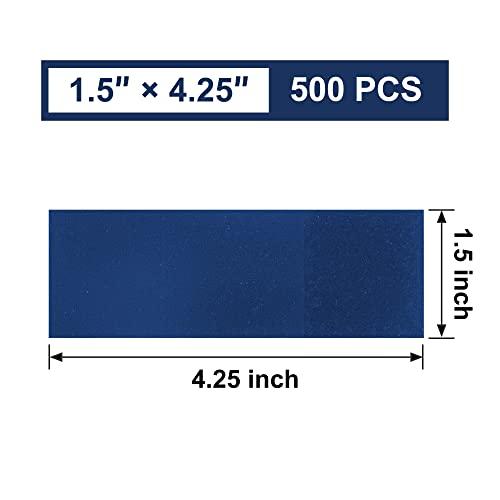 NATURALABEL NATURALABEL Napkin Band, Paper Napkin Rings Self Adhesive 500-Count (Blue)