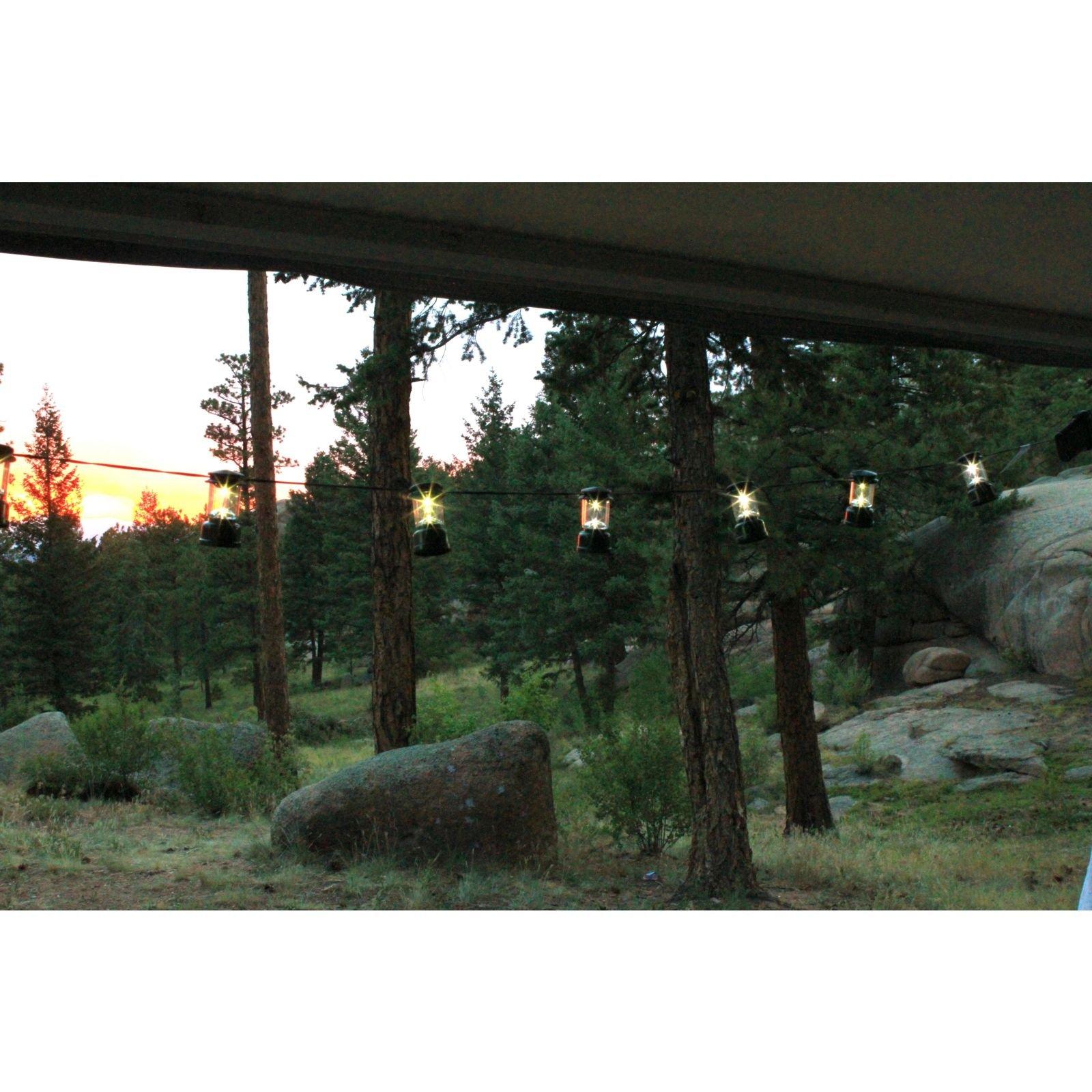 Coleman Coleman LED String Lights, String of 10 LED Lanterns Stretches 6 Feet, Up to 20 Hours Runtime