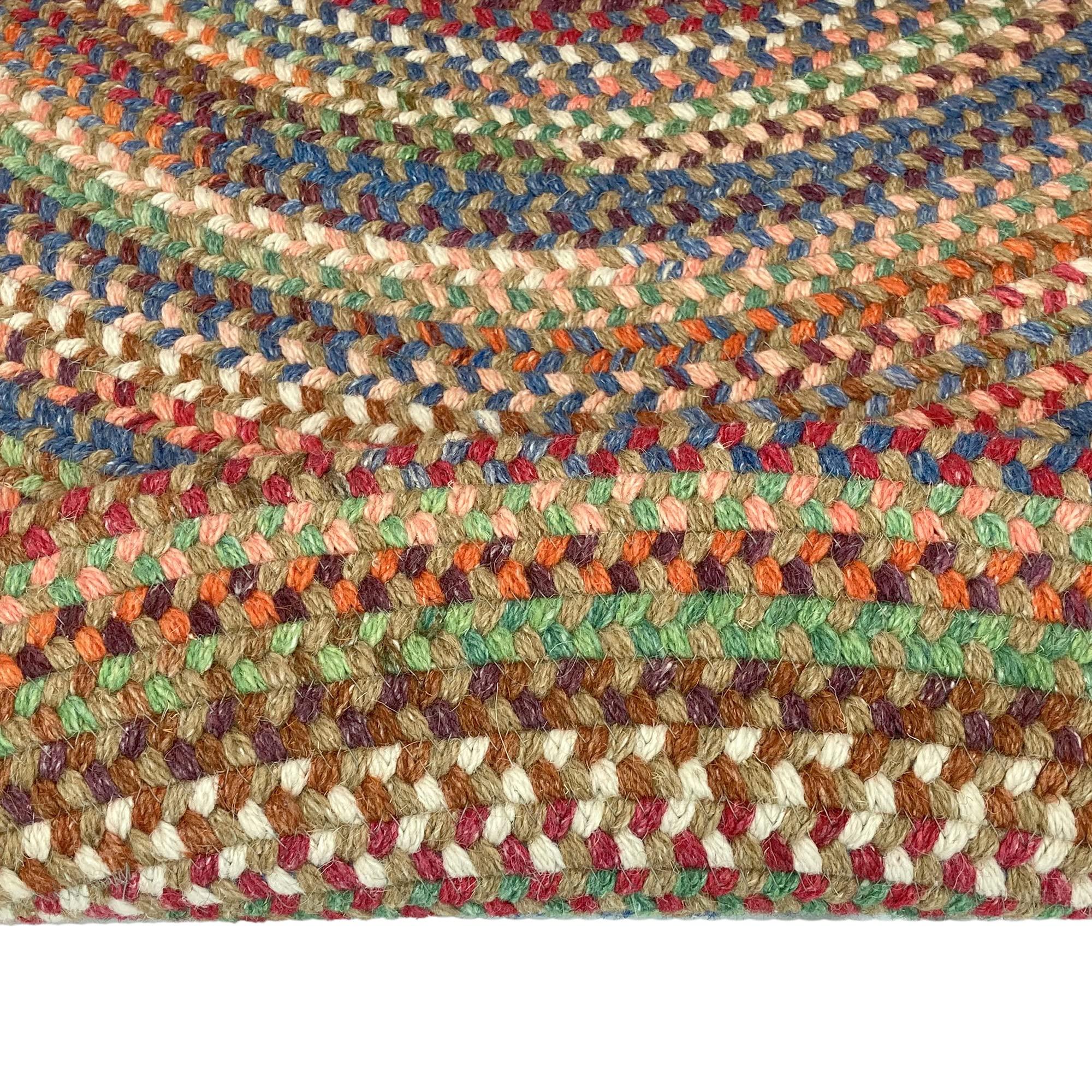 Capel Capel American Heritage Cinnamon 4' 0" X 6' 0" Oval Braided Rug