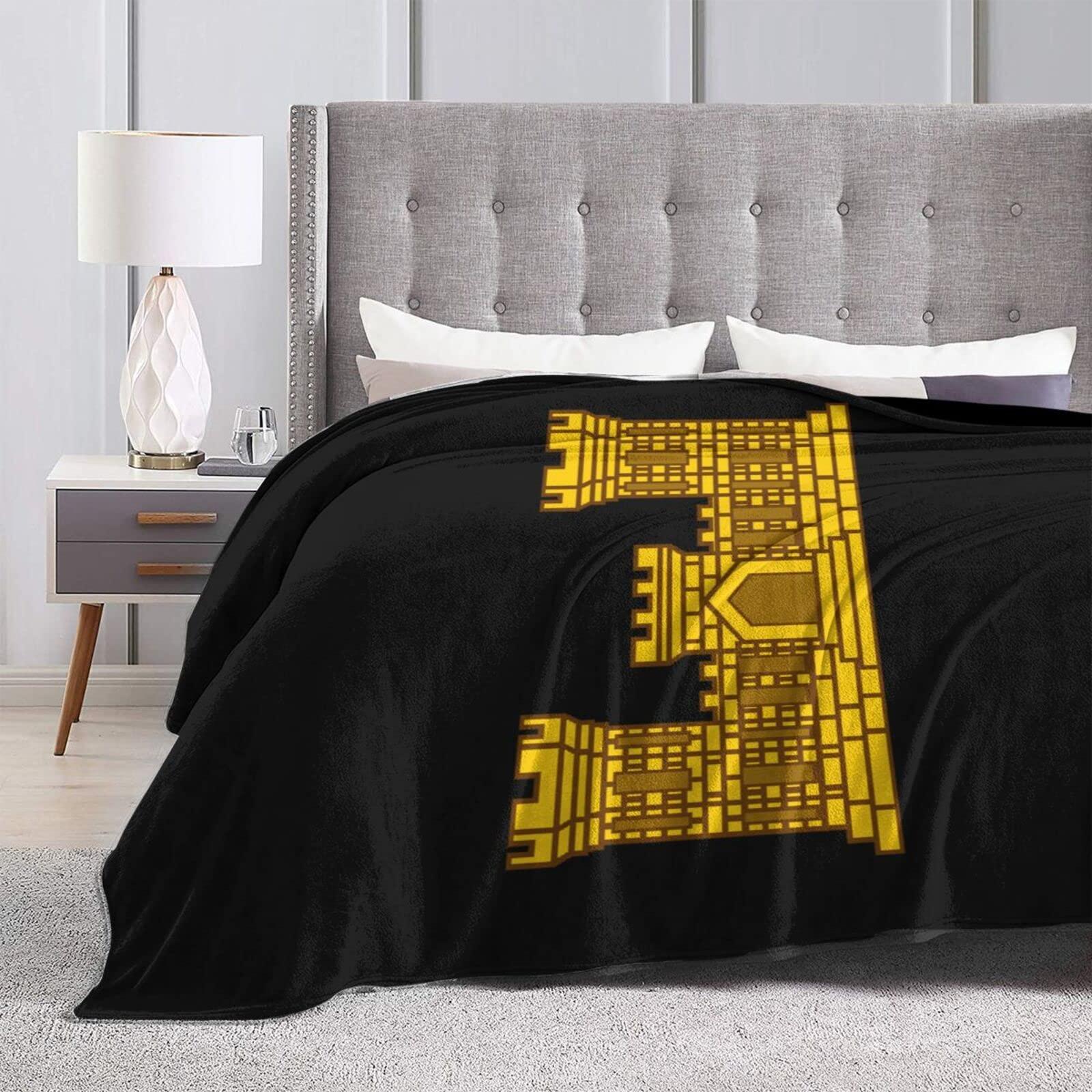 SIYTUAU United States Army Engineer Branch Insignia Throw Blanket for Couch Bed Sofa Soft Comfortable Blanket 50\"x40\" Flannel Blankets & Throws