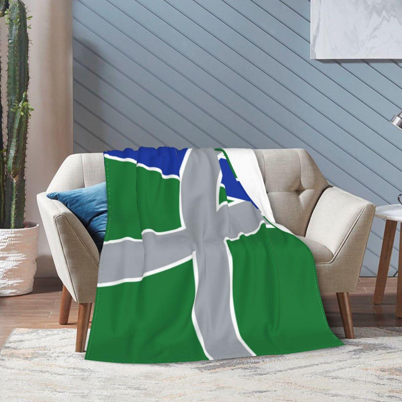 SIYTUAU Flag of Albany, Oregon Throw Blanket for Couch 40\"x30\" Cozy Soft Sofa Chair Bed Throw Blankets Flannel Blanket