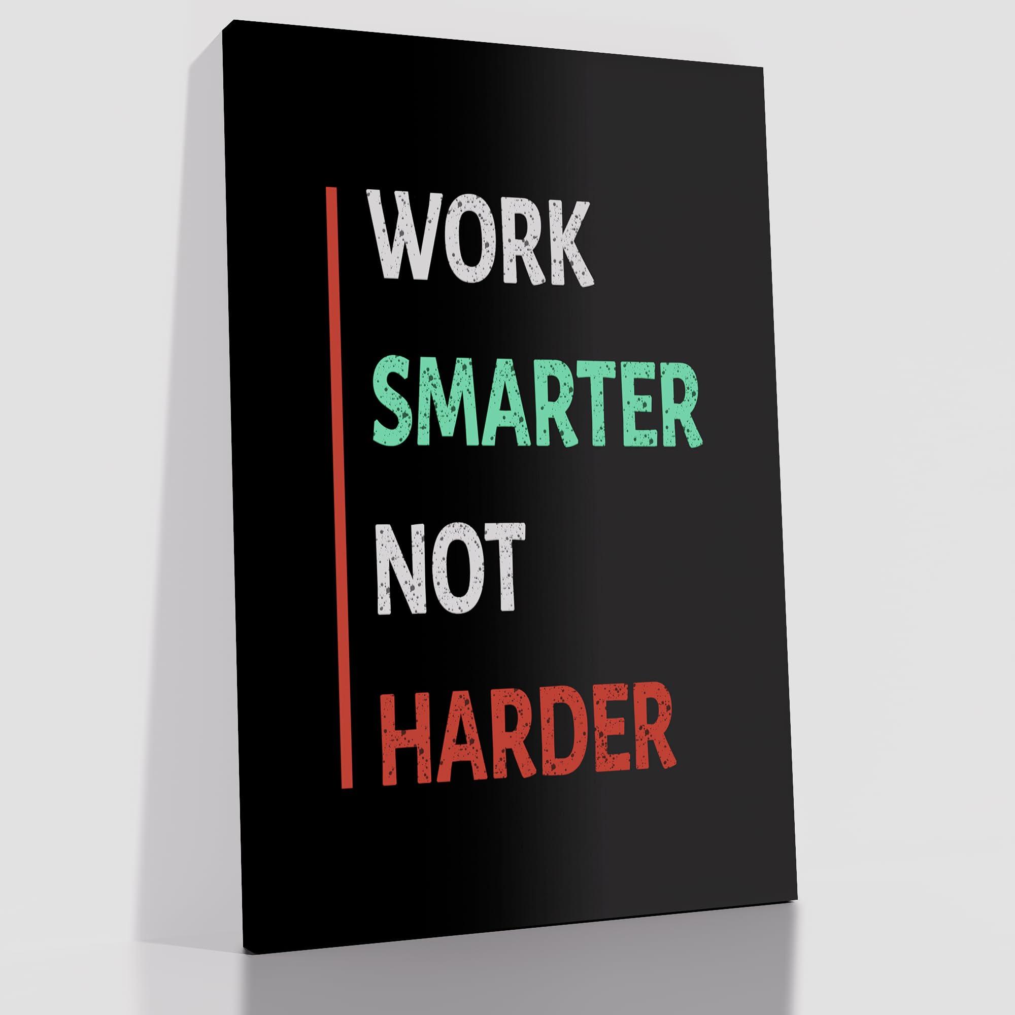 DINGFUN Inspirational Poster Wall Art Motivational Entrepreneur Quotes Print on Canvas Black Background Positive Picture Painting Artwork for Living Room Office Workplace Gym Ready to Hang [24\'\'Wx36\'\'H]