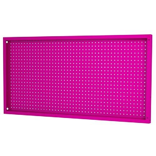 The Original Pink Box The Original Pink Box PB2448PB 24-Inch by 48-Inch 18G Steel Peg Board, Pink