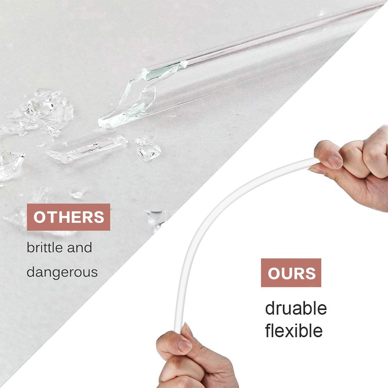 Beonsky Replacement Straw Cover Spill Stopper Accessories for Stanley Cup 40 oz 30 oz Quencher, Tumbler Accessories of 6 Clear Straw with Cleaning Brush, 2 Silicone Cover Cap, 4 Leak Sproof Plug for Stanley